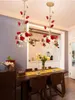 Hängslampor blomma restaurang ljus dekoration hängande för mats ljuskronor bar trappor kök ö belysning