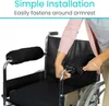 Yastık Tekerlekli Sandalye Hafıza Köpük Kolçak Kapağı (Çift) Ofis ve Taşıma Sandalyesi Yumuşak Destek Aksesuarları Basınç Yardımı