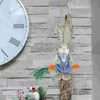 庭の装飾スイング彫像カワイイフィギュアツリーハンギング動物彫刻イースターウェディングパーティークリエイティブホーム