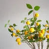 Pianta artificiale Albero di limone con rami di frutta Negozio Decorazione del soggiorno Decorazione vegetale Decorazione del giardino Nessun vaso T200509235N