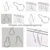 Other Festive Party Supplies 1000Pcs Shower Curtain Hooks Rings Bathroom Rustproof Stainless Steel Hook Polished Chrome 32681 Drop Del Dhasb