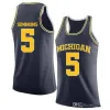 Nikivip Michigan Wolverines College Jaaron Simmons Jalen Rose Jaron Faulds 44 Maglie da basket Uomo cucito personalizzato Qualsiasi numero Nome