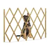 Chenils stylos extensible en bois chien barrière Grille porte pour animaux de compagnie clôture de protection pour la porte d'escalier à la maison 246C