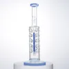 Straight Tube Glass Bong Inline Percolator Fab Egg Water Pipe Ice Pinch 14mm Female Joint WP2161