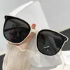 GM -glasögon solglasögon små tre prickar unisex street foton fashionabla solglasögon live streaming nya modeller