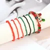 Charm Bilezikler 7 PCS/SET BONDRİM BOHEMYA Çok Katmanlı Bilezik Kadınlar Moda Metal Ağacı Noel Kolye Çan Takı Festivali Hediyesi