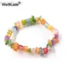 Bracelet Pierre Naturelle Pierre Bracelet 41 Couleur Irrégulière Cristal Stretch Chip perles Nuggets Bracelets Bracelets Quartz Bracelet Pour Les Femmes ldd240312