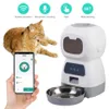 Ciotole per cani Alimentatori 3 5L Wifi Remote APP Controll Alimentatore automatico intelligente per animali domestici per gatti Cani Distributore di cibo Timer Forniture Alimentazione 262i