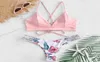 Sexiga bikinier för kvinnor 2019 Micro Bikini Set Push Up Cut Flower Two Piece Swimsuit Female Bandage Badkläder Baddräkt Biquini1929768513