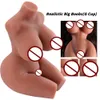 Half body Sex Doll Wheat colored half silicone solid doll non inflatable male masturbator adult sex toy 3EC4