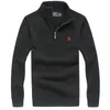 Pull pour hommes de luxe Automne / hiver tricot de marque Pull Broided Slim Fit Half Zipper Mode Coat Couleur Couleur Top Asie Taille M-xxl