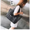 2024 Summer New Korean Style Fashion Bag worka na plażę przezroczystą plastikową pustą siatką 240312