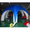 Tenda da esterno rossa da 10 mD (33 piedi) con tendone ad arco portatile a 6 gambe, tenda pubblicitaria gonfiabile con ragno, cupola pop-up gigante senza pareti laterali per eventi