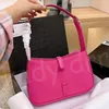 Con scatola Le5a7 Borsa hobo in pelle verniciata Donna Luxurys Borse firmate Portafogli Portafogli Borsa a tracolla sottomanica in rilievo in coccodrillo