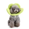 小さな子犬のための犬アパレル子犬の首輪ペットネックレス調整可能エリザベス朝の円形