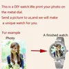 Wristwatches Rhinestone Women Watch Custom Po Quartz Watches Logo Design Drop 2024 A3329 Personalized Gift Fashion DIY Wristwatch