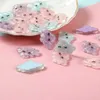 Żywica śpiąca chmura płaski kabochon kawaii brokat rzemiosło DIY Hair Bows