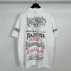 Designer Family B High Edition 24SS Paris Nouvelle année du Loong Exclusive Graffiti Print T-shirts à manches courtes pour hommes et femmes Family V3AB