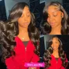 Perruque Lace Frontal Wig naturelle Body Wave transparente HD, cheveux humains, 13x6, 40 pouces, 13x4, densité 250, pour femmes