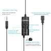 Microphones Boya BYM1 Pro 6M Portable Omnidirectional Condenser Monitor Lavalier Microphone For PC Canon Nikon Sony iPhone 13 Huawei Xiaomi