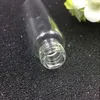 2 ml mini przezroczystą szklaną butelkę z sprayem 2 cm3 napełniane perfumy puste butelka atomizer próbka fiolka atcow ibced