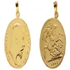 P09COIN PENDANT 1902 Edward VII Sovereign London Mint Luster Superb Gold Plated Fashion JewelryDiameter22mm308T