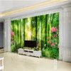 3d Wallpaper beautiful forest flowers living room bedroom decoration premium wall paper299T