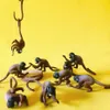 new arrival-10Pcs Monkeys fairy garden gnome moss terrarium home decor crafts bonsai miniatures figurine diy supplies3050