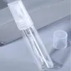 2ml 3ml 5ml 10mlプラスチックミストスプレー香水ボトル小さなパルフュームアトマイザー補充可能なサンプルバイアルエッセンシャルオイル用旅行ポータブルMa duqh