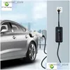 Electric Vehicle Accessories J1772 Type1 Ev Car Battery Charge 7Kw 5M/32A With Industrial Plug For All In Charging Station Drop Delive Otoni