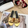 Fashion designer slipper Women's Casual shoes Luxury leather slipper casual shoes Slide Summer beach sandals