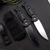 Utomhus BM 9051 Fold Knife Aluminium Handle 154cm Steel Camping Safety Pocket Knives EDC Tool