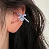 Rücken Ohrringe Y2K Stil Band Rosa Fliege Clip Für Frauen Mädchen Süße Coole Koreanische Charme Ohr Knochen Mode Schmuck Geschenke