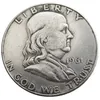 US 1961pd Franklin Half Dollar Craft Srebrna kopia monety mosiężne ozdoby domowe akcesoria 221t