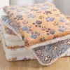 Kennels & Pens Winter Warm Pet Cat Dog Bed Mat Cozy Thick Fleece Blanket Sleeping Cover Towel Cushion For Small To Extra Large Was2629