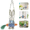 Tuindecoratie Swing Standbeeld Kawaii Figuur Boom Hangende Dierensculptuur Pasen Bruiloftsfeesten Creatief Huis