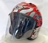 Casco moto ARA I Jet VZ-RAM Corsair-X Haga GP 3/4 casco aperto da motocross da corsa su strada