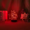 3d Lamp The Helpful Fox Senko San Figure Nightlight Color Changing Usb Battery Night Light for Girls Bedroom Decor Light Holo C100327R