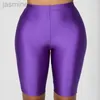 Women's Shorts Purple/yellow/green/red shorts elastic bicycles solid waist black shorts Everyday short ldd240312