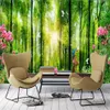Tapeta 3D Piękne leśne kwiaty salonu do sypialni dekoracja tapety premium 2648