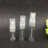 2/3/5/7/10/15 ml mini Clear Glass Refillable Parfym Pump Spray Bottle Atomizer tom kosmetisk provgåva behållare mewqv kgcqw