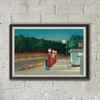 Pinturas clássicas arte de parede edward hopper lona idealismo fotos impressões poster de gás decoração de casa nórdica para sala de estar framework311h