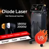 Máquina de alexandrite do rejuvenescimento da pele da depilação do laser do diodo 808nm titânio 808 lasers do diodo