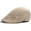 Цельно-мужская женская кепка-утконос Кепка плюща Кепка для гольфа Driving Sun Flat Cabbie Newsboy Hat Unisex berets317M