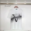 High Quality Casual Tshirt Clothing Luksus Monogram Gradient T-shirt dla mężczyzn Kobiet Designer Tees koszulka Męskie Streetwearbrand Crew Szyjka Tshirt 1039