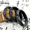 Bangle Natural China Black Cyanotype Jade Bangles Hetian Jade Green Jade Bracelet Hand Carved Personalized Charm Jewelry Ladies Gift ldd240312