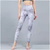 Chemises d'extérieur Lu Femmes Leggings Yoga Costume Pantalon Haute Tenue Sha Taille Sports Élever les hanches Gym Porter Legging Aligner Élastique Fiess Serré Otxey