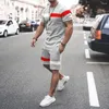 Survêtements pour hommes à la mode 2 pièces ensemble impression 3D haut à manches courtes et shorts disponibles en plusieurs couleurs tailles d'étiquette M 3XL