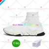 Chaussures de créateurs Chaussures de course Plate-forme Hommes Hommes Femme Brillant Knit Vitesse 2.0 1.0 Entraîneur Runner Sneaker Chaussette Chaussure Nice Master Emed Femmes Baskets Vitesses Booties 493