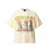 Bigthing Fashion Saint Michael Vintage Prays for Childrens Movies to Make Old Printed T-shirts Short Sleeved F342